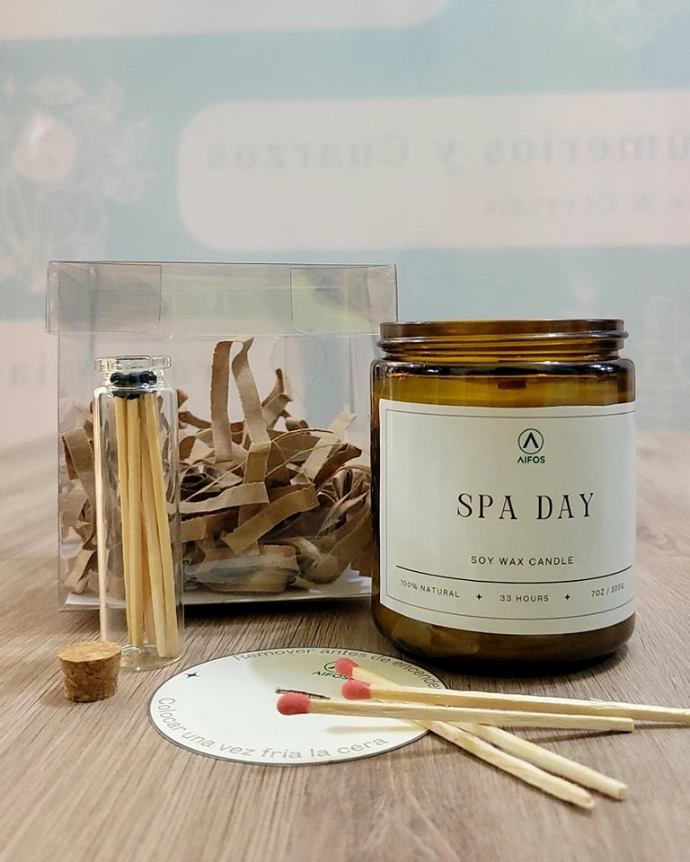 Insumos para elaborar velas aromáticas