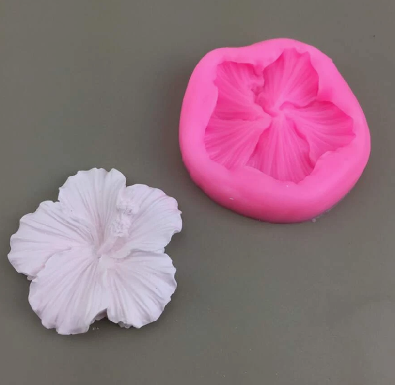 Molde Flor Hibisco