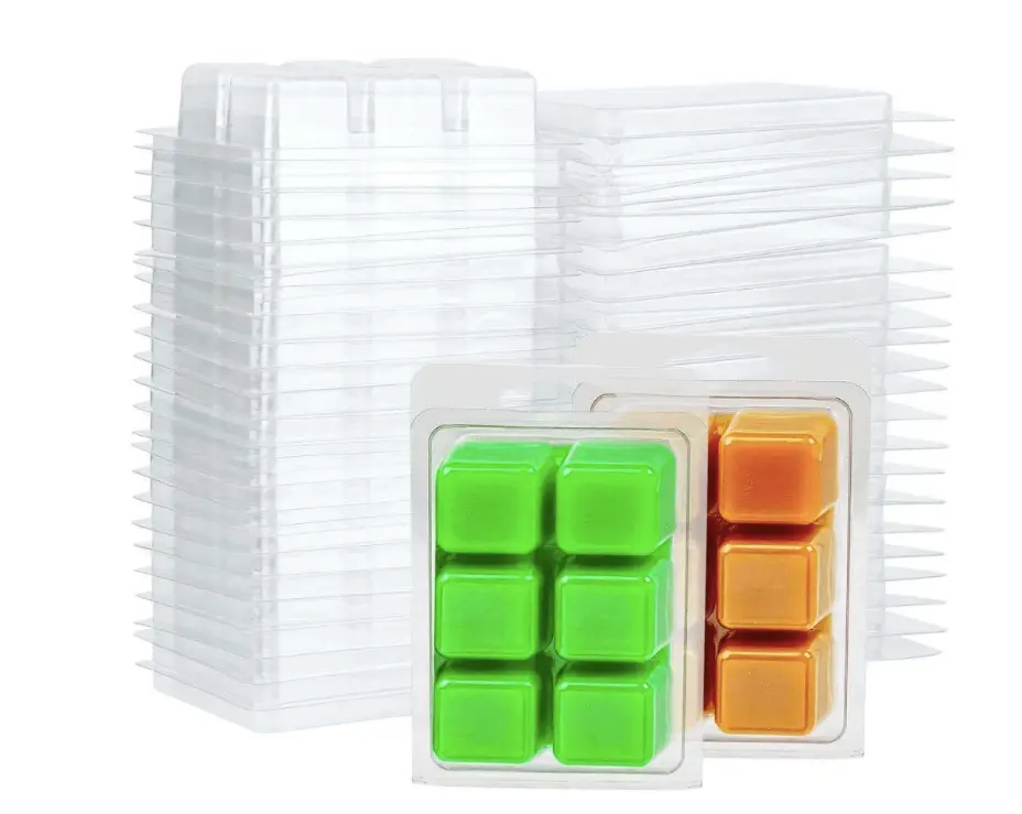 Caja para wax melts plástico 5pzas