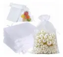 10pzas Bolsita de Organza Med 10x15cm