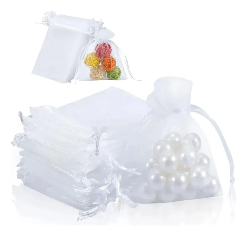 10pzas Bolsita de Organza Ch 7x9cm