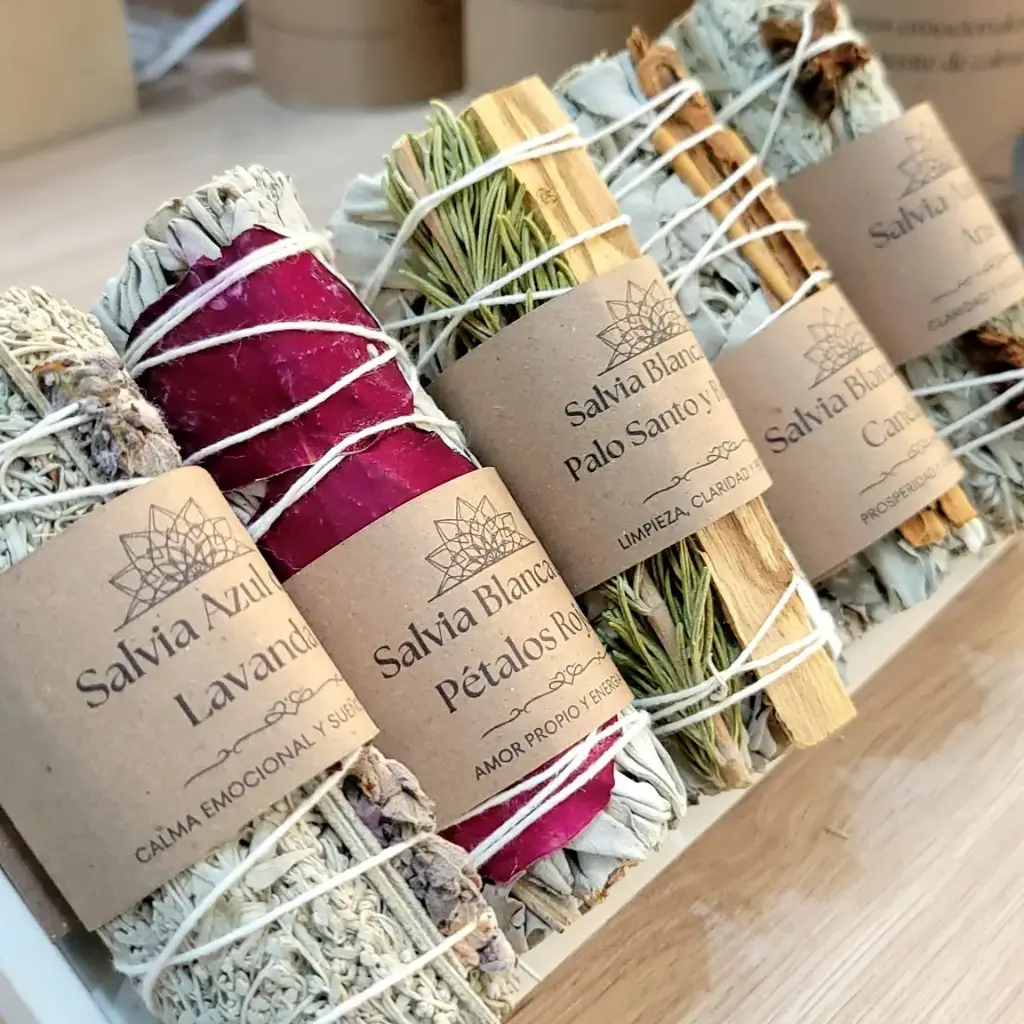 Sahumerio Salvia Blanca con Palo Santo (Palo Santo)