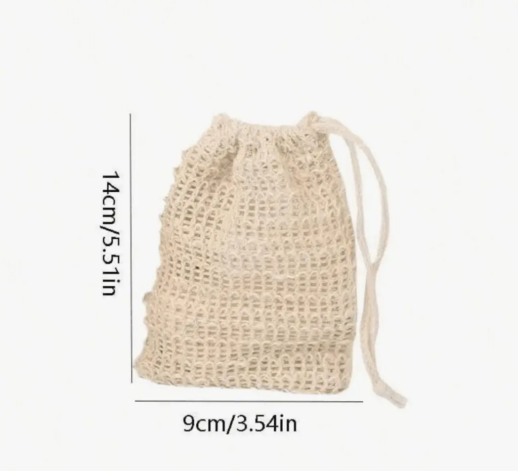 Bolsa exfoliante para jabón 