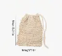 Bolsa exfoliante para jabón 