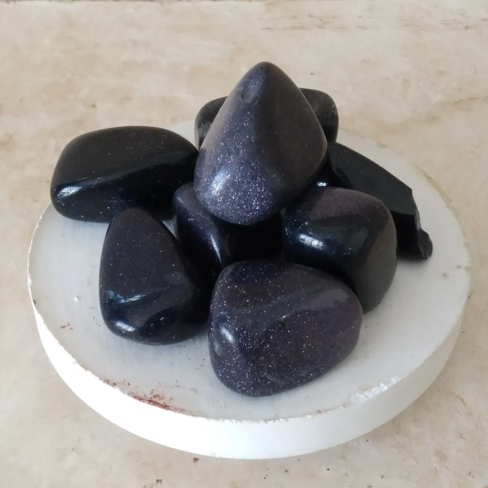 Piedra venturina azul grande 50gr