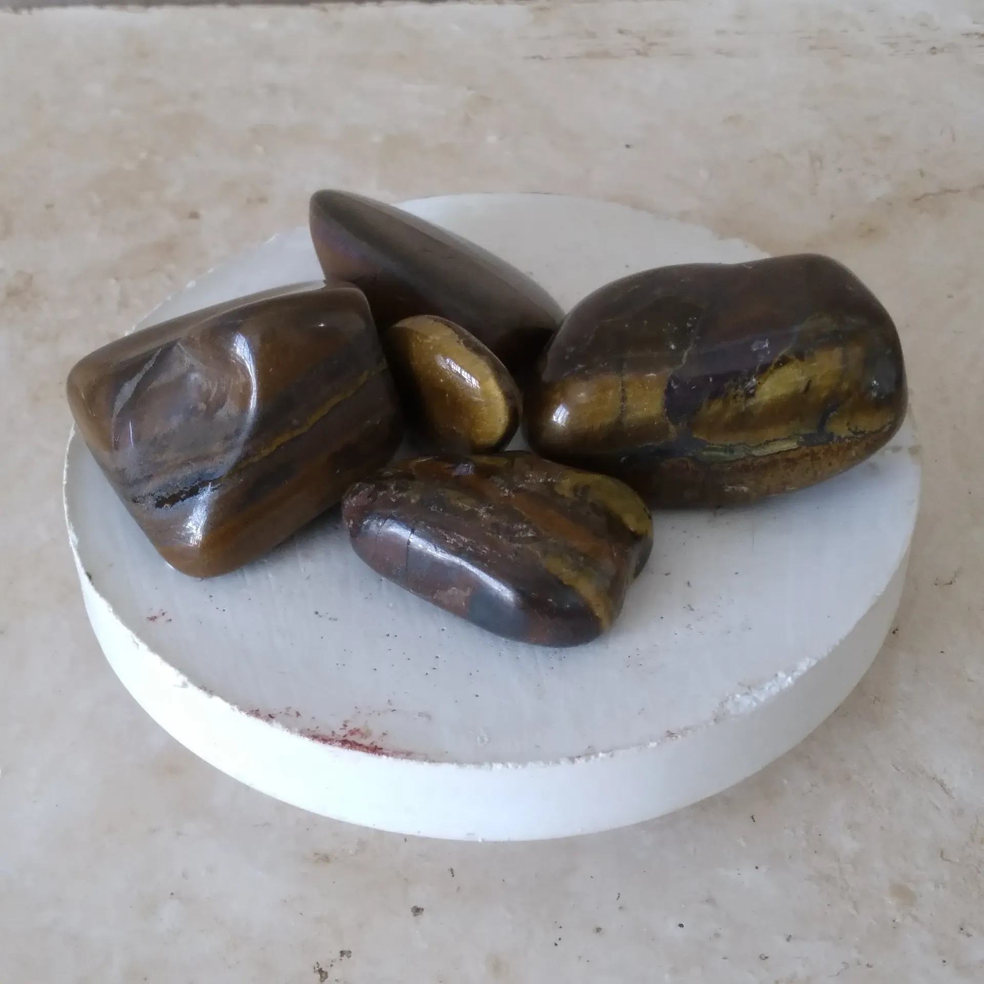 Piedra ojo de tigre mediana 50gr