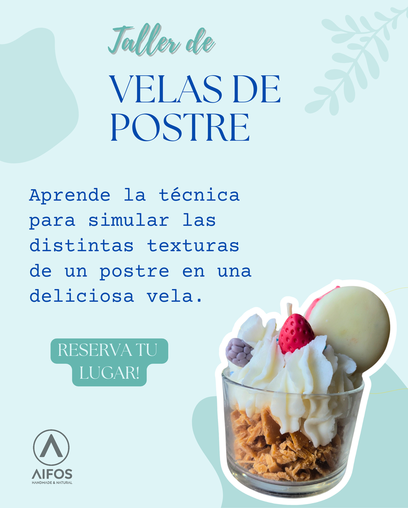 Aprende a crear velas tipo postre 🍰